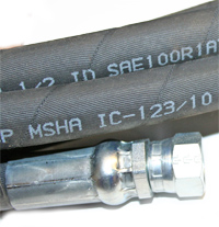 Hydraulic Hose, 1/2" ID X 318" Lg with Fittings, 990-FX MAIN