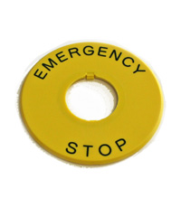 Cover, Switch; Plastic; 60 mm; Yellow; HW Series; IP20 -27 MAIN