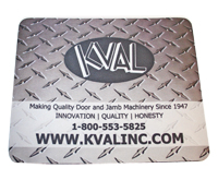 Mouse Pad with the KVAL logo MAIN