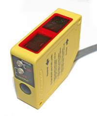 Sensor, L-GAGE® Q50A A Series with complementary Discrete Output, 5-wire, 2m cable, Sensing range 50 MAIN