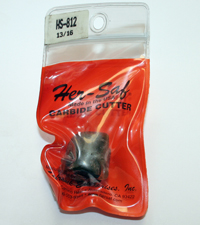 Router Bit, Spin On, 13/16" Dia, 1/4-28 Thread, Reverse Helix, Safranek MAIN