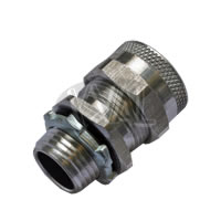 Cord Grip, Straight, Conduit Size 1/2", Cable Range .312-.375, Aluminum MAIN