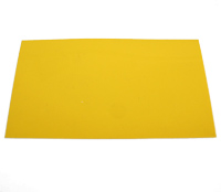 Shim Stock, .020 Thick, Yellow, Plastic, 5" X 20" Sheet MAIN