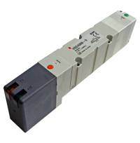 Valve, VQC4300-5 SMC, Without Base, Triple Acting, 24 VDC MAIN