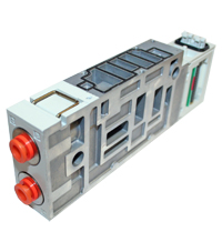Manifold Block, 1/4" Push to Connect, SMC, VVQC4000-1B-D-N7 MAIN
