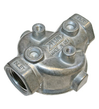 Filter Head, Zinga Aluminum With 25 PSI Bypass MAIN