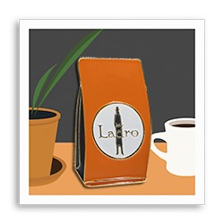 Ladro Bag - Enamel Pin THUMBNAIL