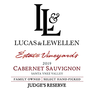 Lucas & Lewellen Cabernet Sauvignon Judges Reserve front label THUMBNAIL