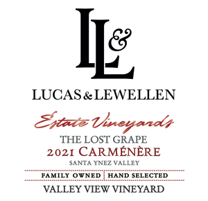 Front label Lucas & Lewellen Carmenere MAIN