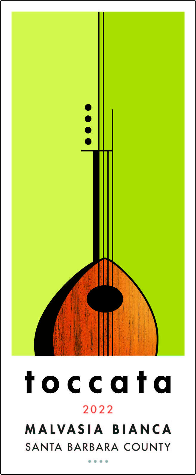 Toccata Malvasia Bianca front label - Santa Barbara County THUMBNAIL