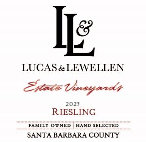 Santa Barbara Riesling front label - Lucas & Lewellen THUMBNAIL