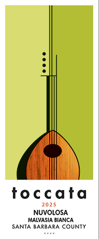 Toccata Nuvolosa front label with Mandolin - Santa Barbara County THUMBNAIL