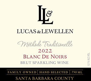 Lucas & Lewellen Vineyards Santa Barbara Sparkling Wine Grand Imperiale Reserve Front Label THUMBNAIL