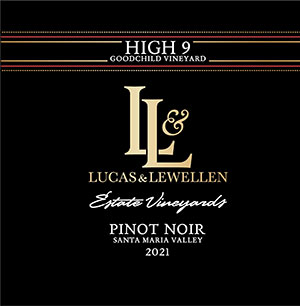 Lucas & Lewellen Goodchild Vineyard Pinot Noir front label MAIN