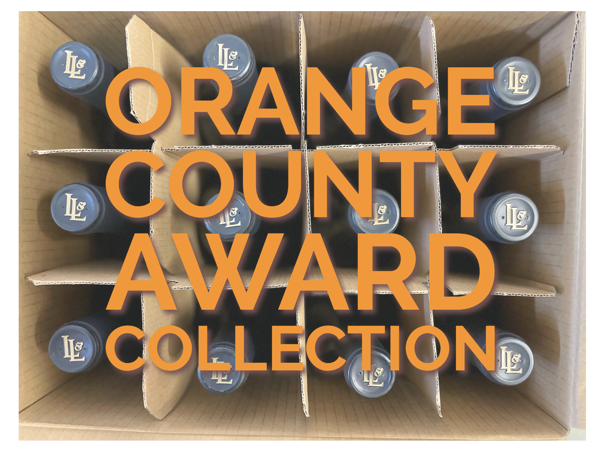 A case of red wines awarded at the Orange County Wine Festival. THUMBNAIL