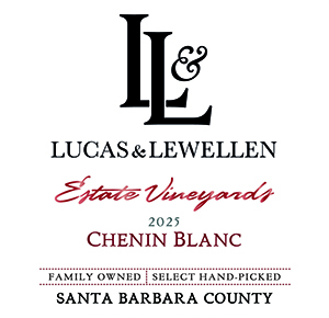 Santa Barbara Chenin Blanc front label - Lucas & Lewellen THUMBNAIL