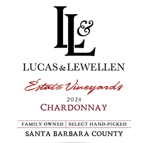 Lucas & Lewellen Chardonnay - Santa Barbara County front label THUMBNAIL