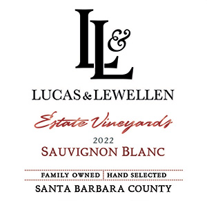 Santa Barbara Sauvignon Blanc front label - Lucas & Lewellen THUMBNAIL