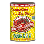 Carmelina 'e...San Marzano® Italian Cherry Tomatoes (Pomodorini) in Puree SWATCH