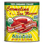 Carmelina 'e...San Marzano® Organic Italian Whole Peeled Tomatoes in Puree SWATCH