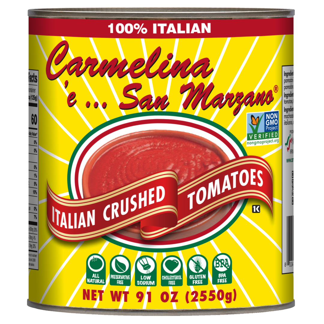 Carmelina 'e...San Marzano® Italian Crushed Tomatoes in Heavy Puree SWATCH