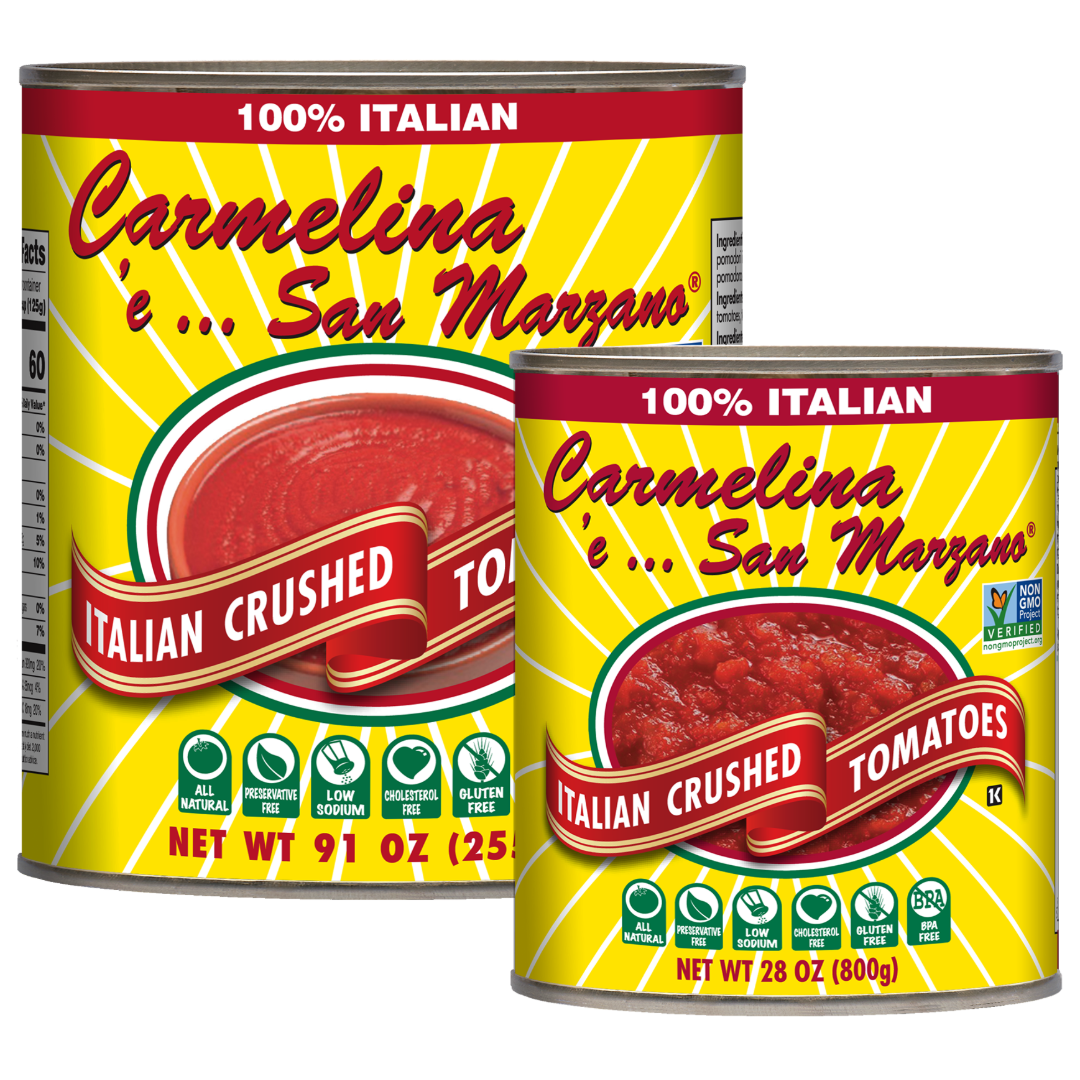 Carmelina 'e...San Marzano® Italian Crushed Tomatoes in Heavy Puree SWATCH
