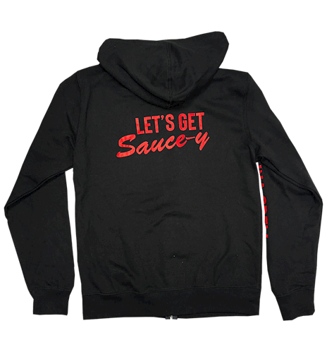 Let's Get Sauce-y Zip Hoodie SWATCH