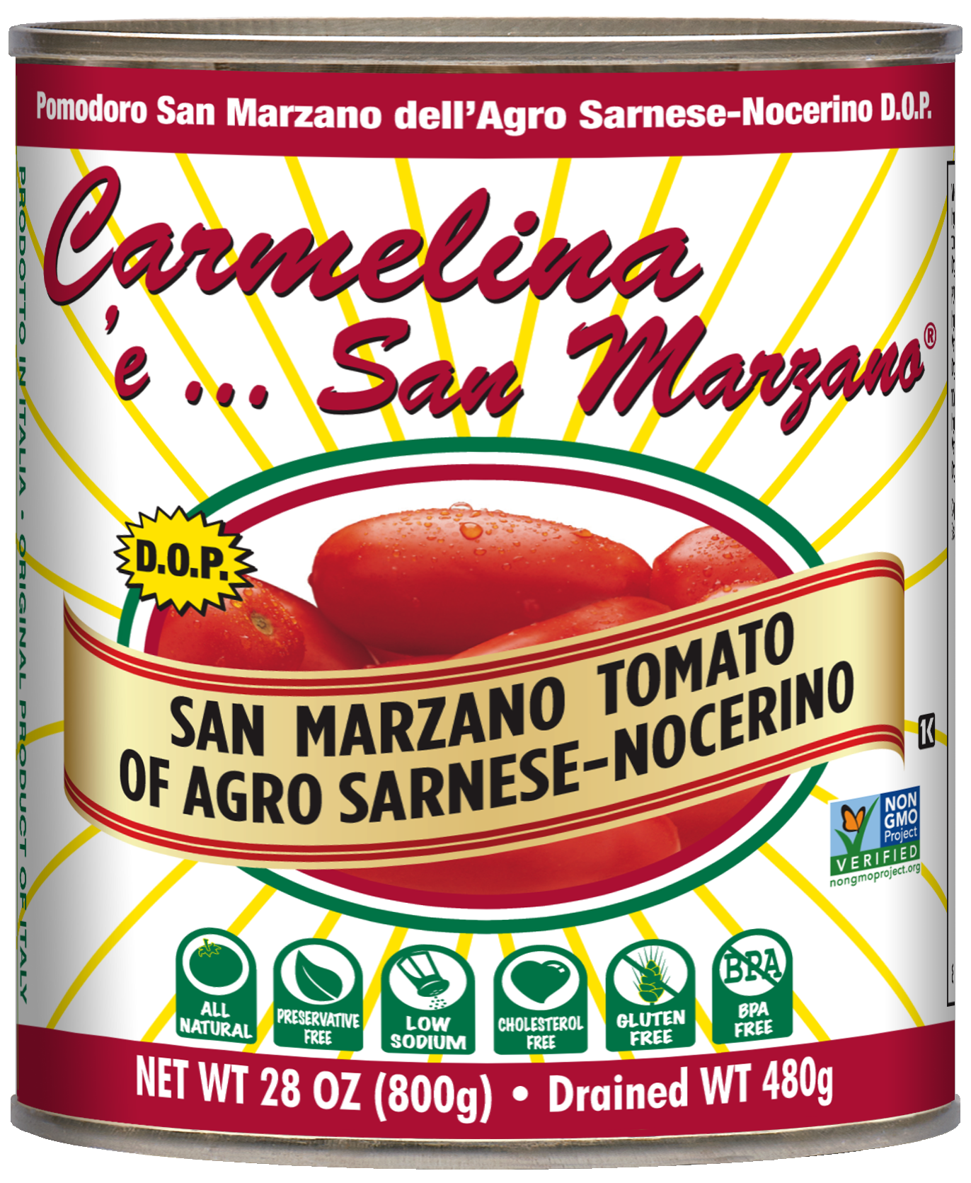 Carmelina 'e...San Marzano® Tomato of Agro Sarnese-Nocerino D.O.P. SWATCH