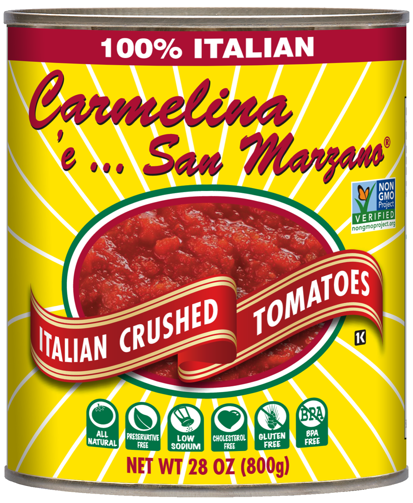 Carmelina 'e...San Marzano® Italian Crushed Tomatoes in Heavy Puree SWATCH