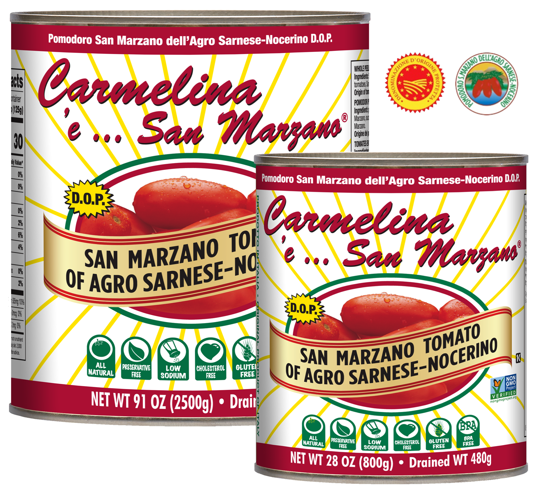 Carmelina 'e...San Marzano® Tomato of Agro Sarnese-Nocerino D.O.P. SWATCH