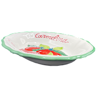 Small Scalloped Oval Bowl SWATCH