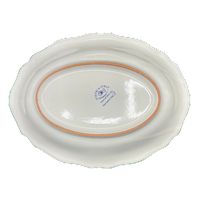 Small Scalloped Oval Bowl SWATCH
