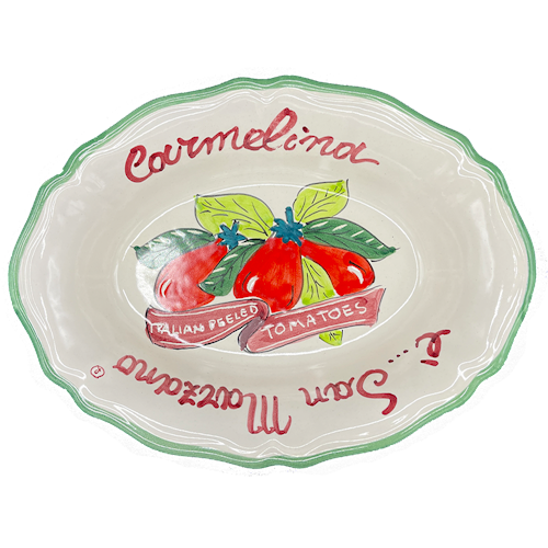 Small Scalloped Oval Bowl MAIN