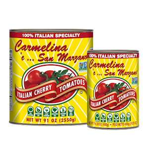 Carmelina 'e...San Marzano® Italian Cherry Tomatoes (Pomodorini) in Puree MAIN