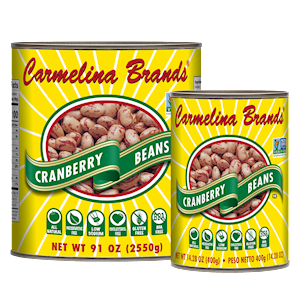 Carmelina Brands® Italian Borlotti (Cranberry) Beans MAIN