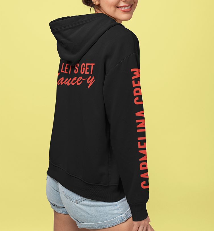 Let's Get Sauce-y Zip Hoodie SWATCH