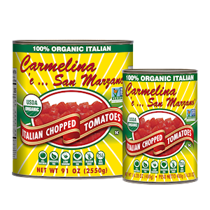 Carmelina 'e...San Marzano® Organic Italian Chopped Tomatoes in Puree MAIN