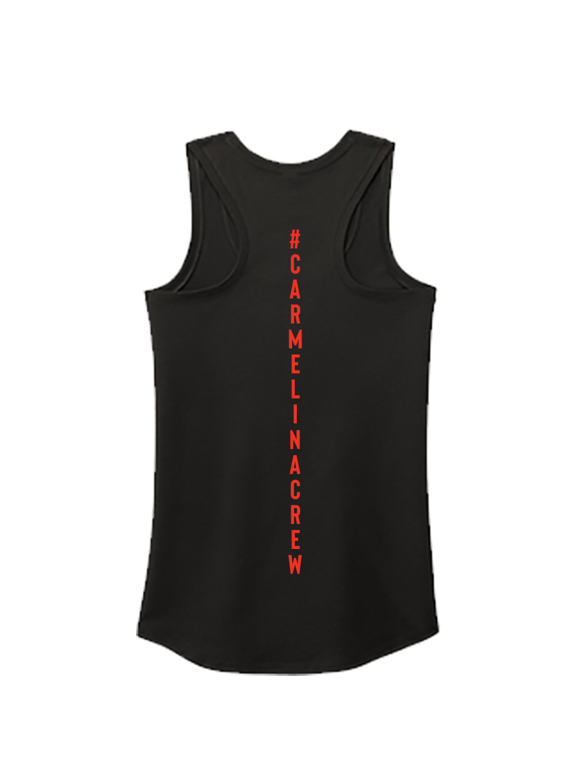 Let's Get Sauce-y Tank Top (Black) SWATCH