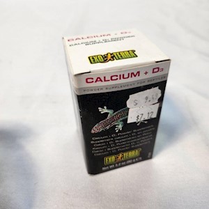 Box of ExoTerra Calcium Plus D3 (3.2 Oz) LARGE