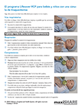 Lifesaver: CPR Guide Sheet for Infants and Children with a Trach (Spanish) (101531) THUMBNAIL