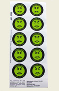 "Mr. Yuk" stickers (25 sticker sheets/pack) THUMBNAIL