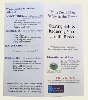 Using Pesticides Safely in the Home (25/pk) (English - preprinted brochure) MAIN