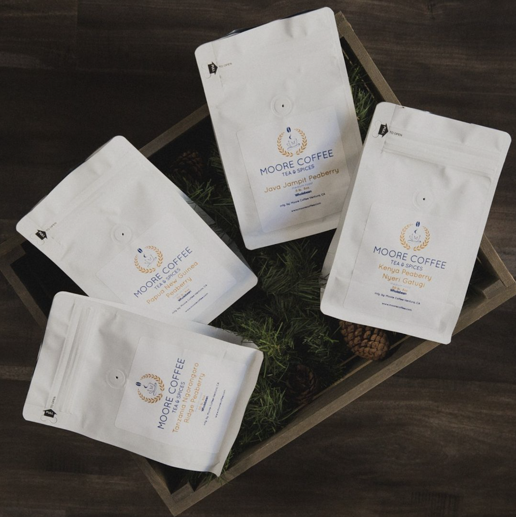 100% Kona, Papua New Guinea Peaberry, Kenya Peaberry, Guatemalan Peaberry THUMBNAIL