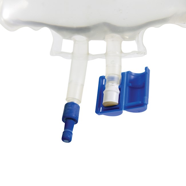Blue Tamper Resistant AddPort Cap MedSafety Solutions Online Store