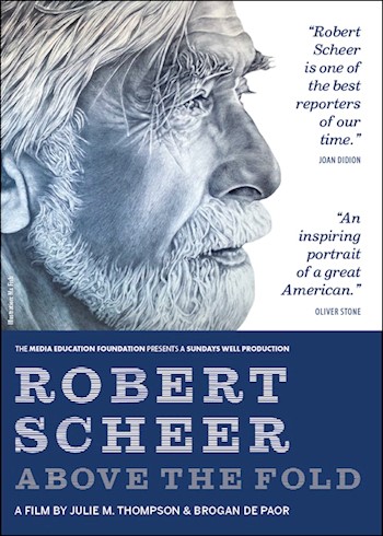 Robert Scheer: Above The Fold documentary poster LARGE