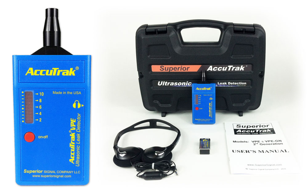 Superior AccuTrak® VPE Ultrasonic Leak Detector--Basic Kit MAIN