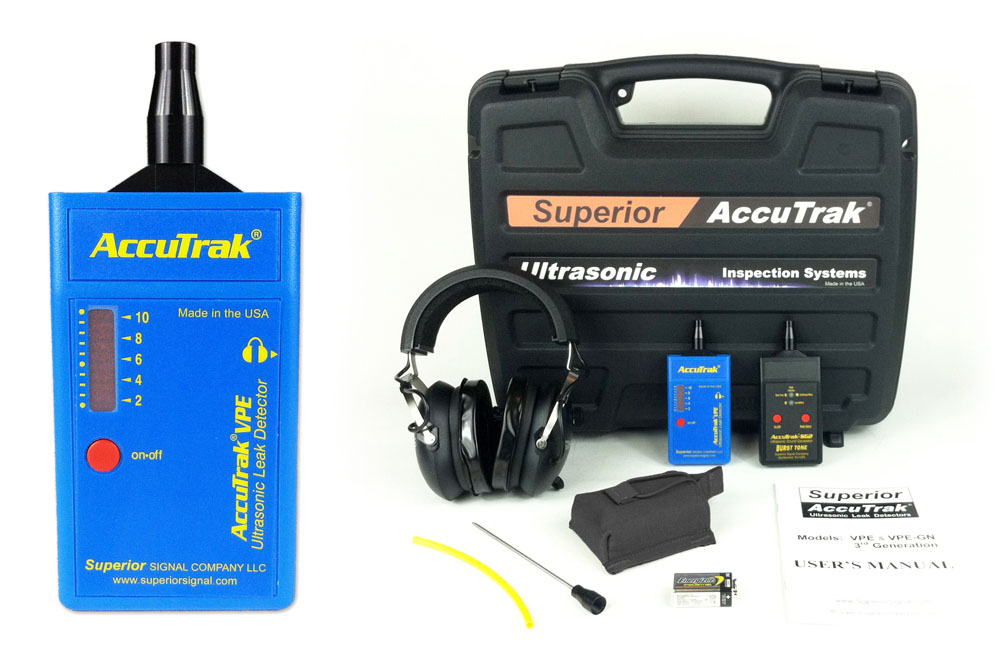 Superior AccuTrak® VPE Ultrasonic Leak Detector--Pro-Plus Kit MAIN