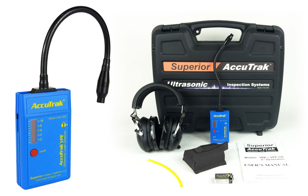 Superior AccuTrak® VPE-GN-PRO Ultrasonic Leak Detector--Professional Kit with GooseNeck Probe MAIN