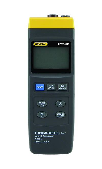 General Tools DT2000RTD Infrared/Thermocouple/RTD Thermometer MAIN