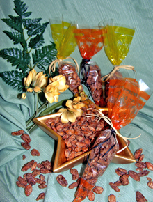 6 Pack of Roasted Sweet Nuts - Almond or Pecan THUMBNAIL
